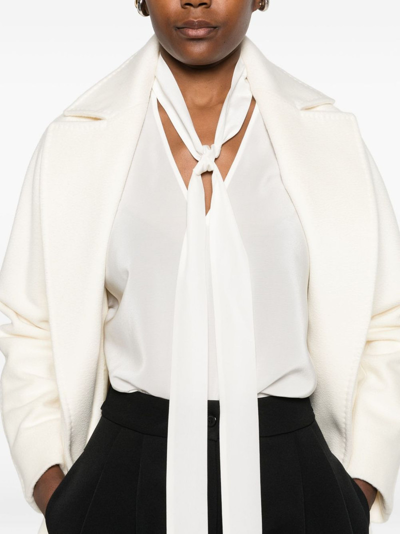 tie-neck silk blouse 5
