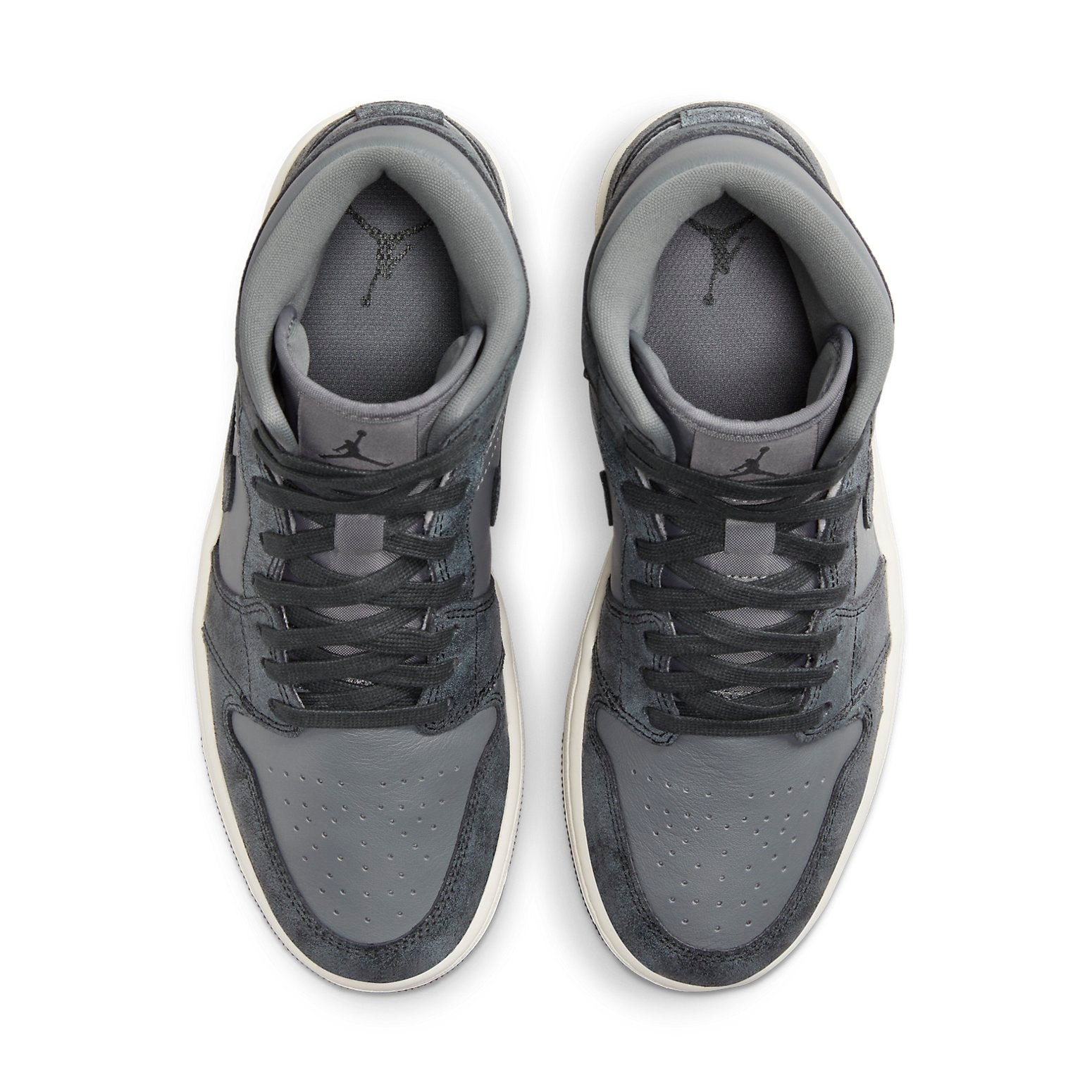 (WMNS) Air Jordan 1 Mid 'Distressed Smoke Grey' FJ3448-001 - 4