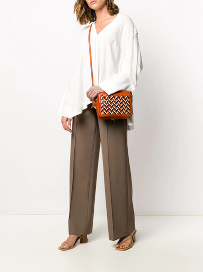 Missoni woven leather crossbody bag outlook