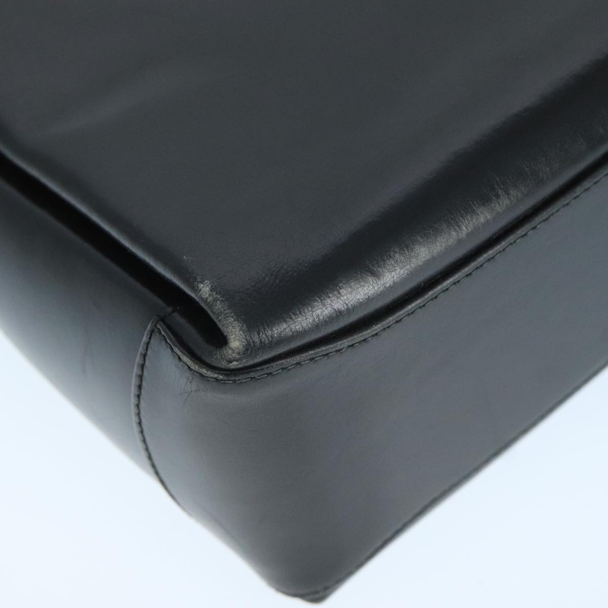 GUCCI Hand Bag Leather Black - 15