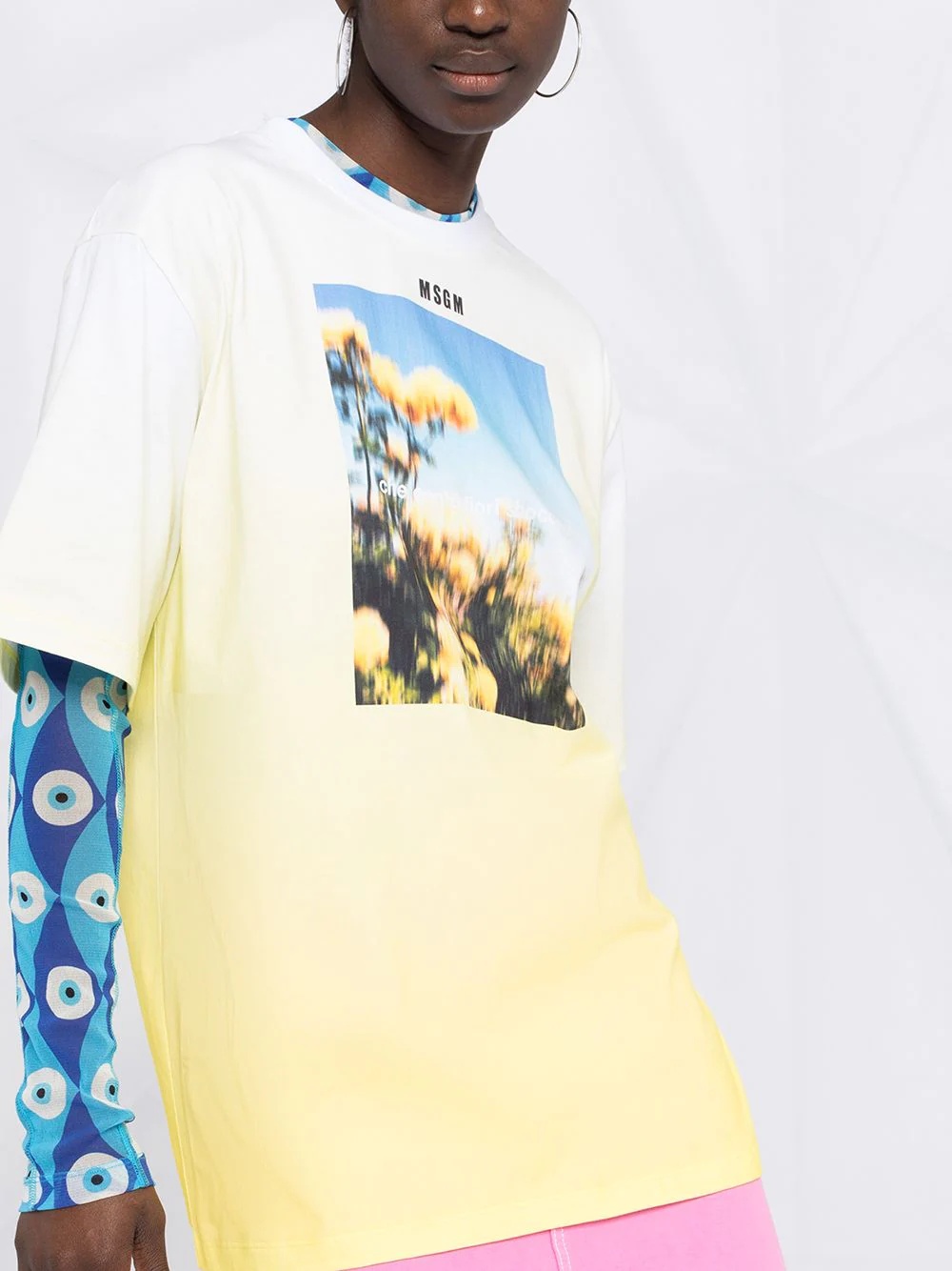 graphic logo-print T-shirt - 3