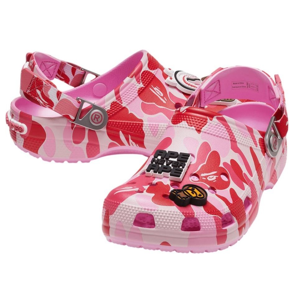 Crocs x A Bathing Ape Clog 'Carnation' 209627-6I2 - 2