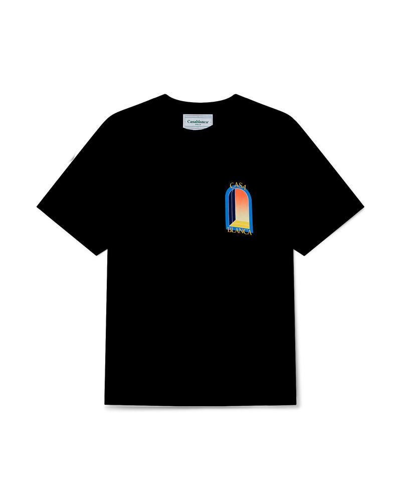 L'Arche De Nuit Logo-Print Cotton-Jersey T-Shirt 1