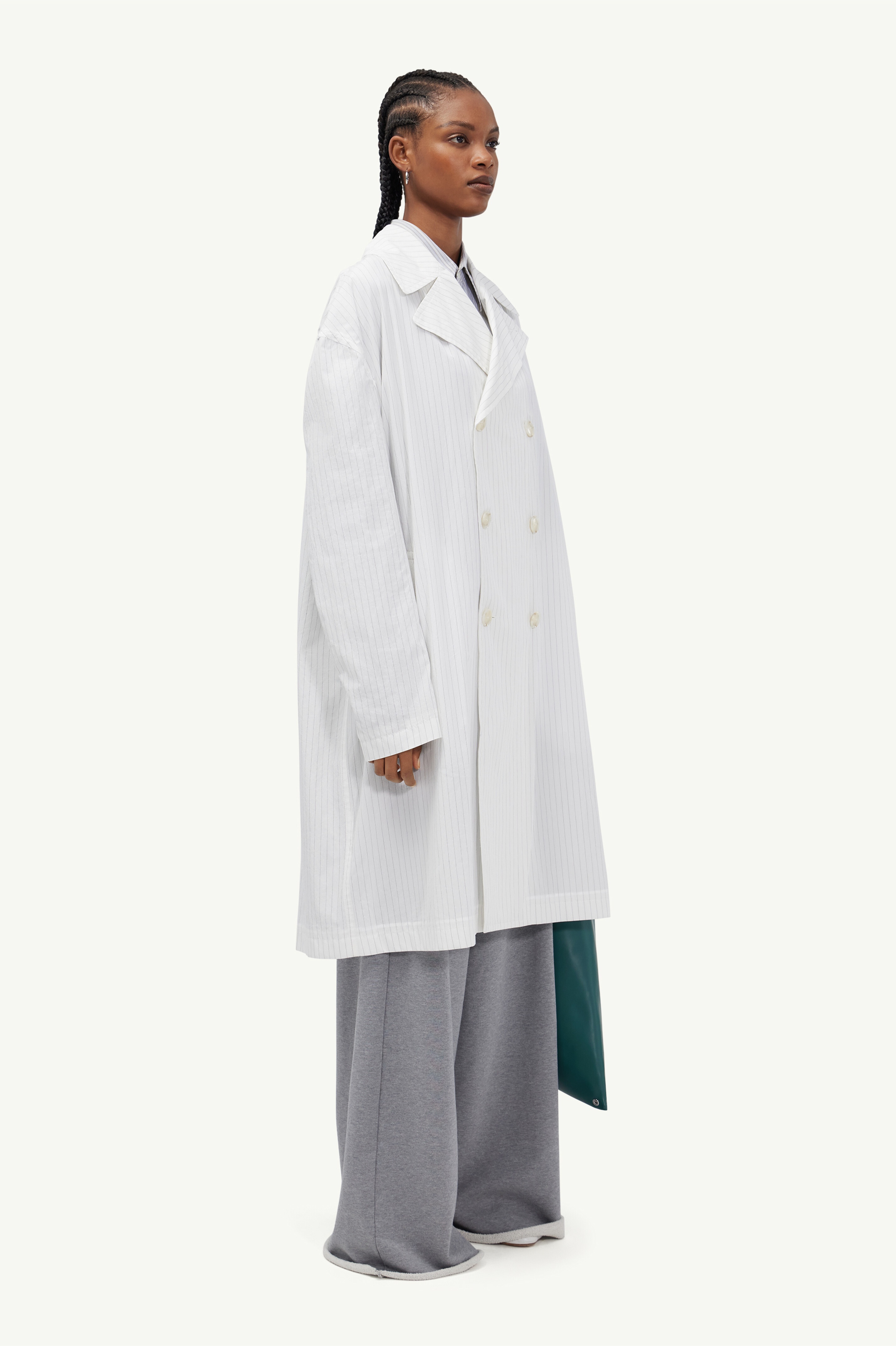 Double-breasted trench coat - 3
