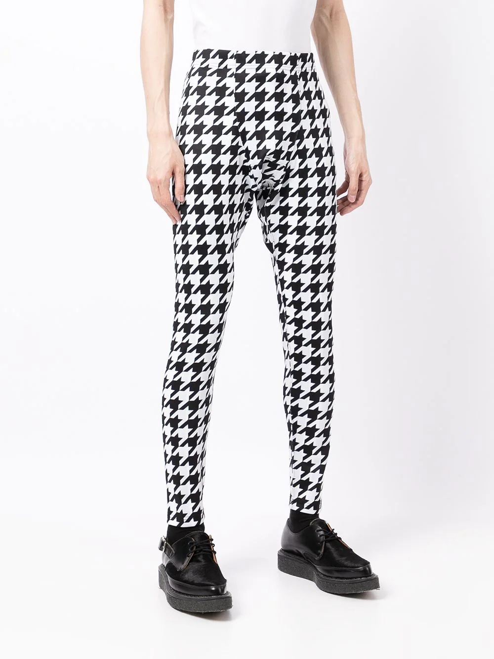 houndstooth-print leggings - 3