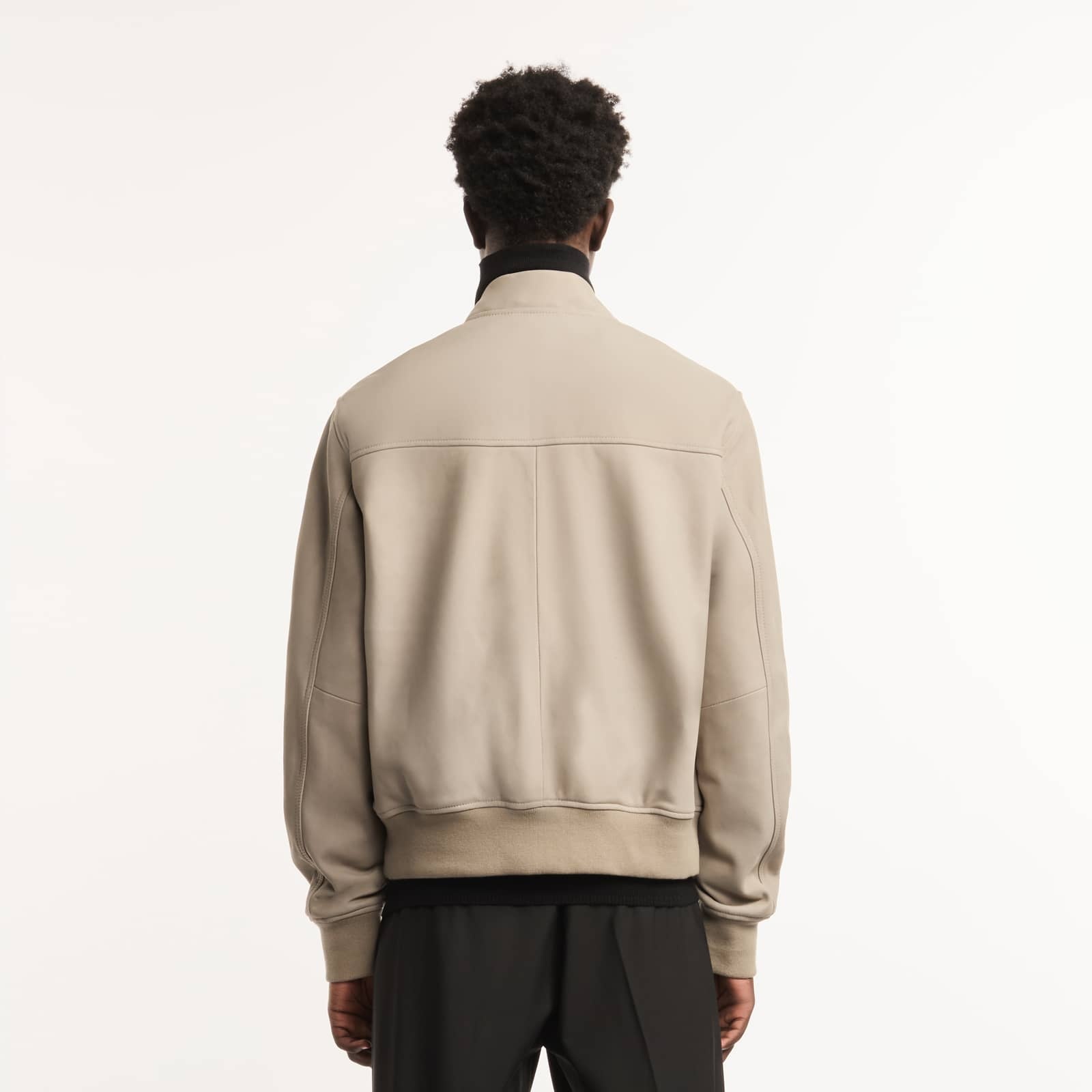 Bomber Jacket in Leather - 8