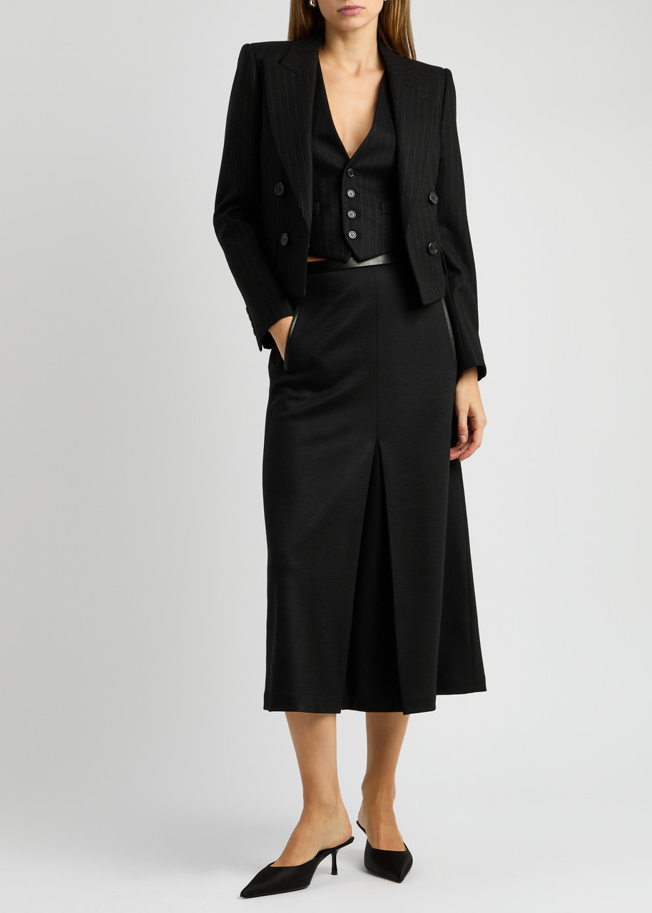Saint Laurent Barbara 55 Satin Mules - 6