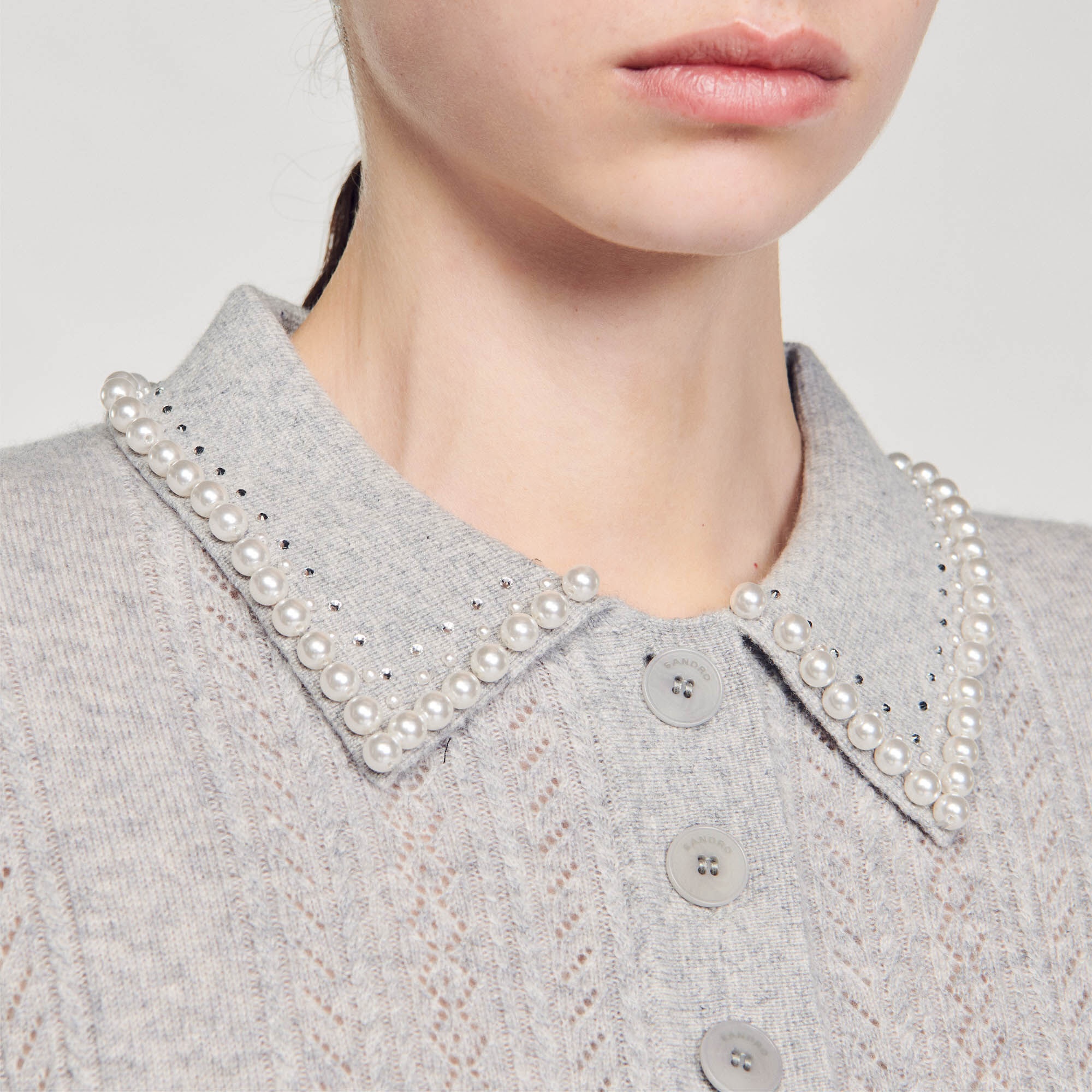 CROPPED POLO-NECK JUMPER - 4