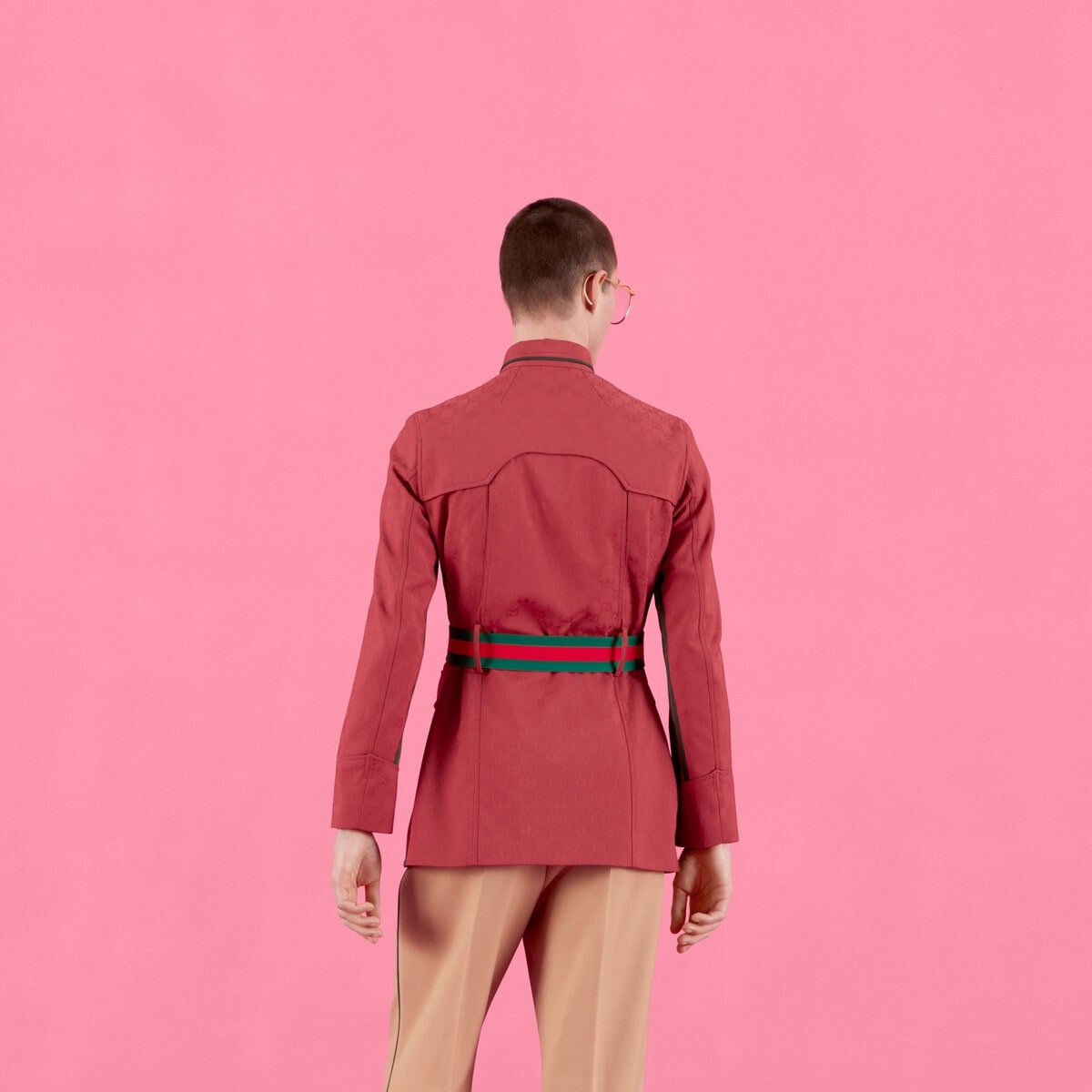 adidas x Gucci GG trefoil jacquard jacket - 7