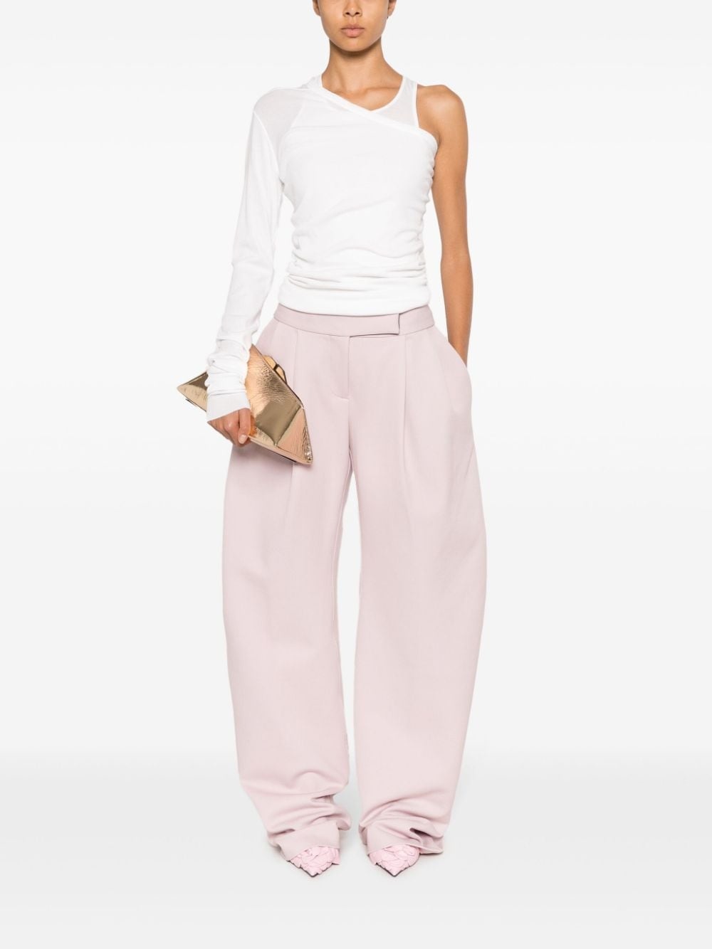 wide-leg tailored trousers - 2