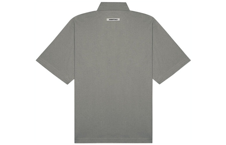 Fear of God Essentials SS20 Logo Polo Shirt 'Charcoal' FOG-SS20-404 - 2