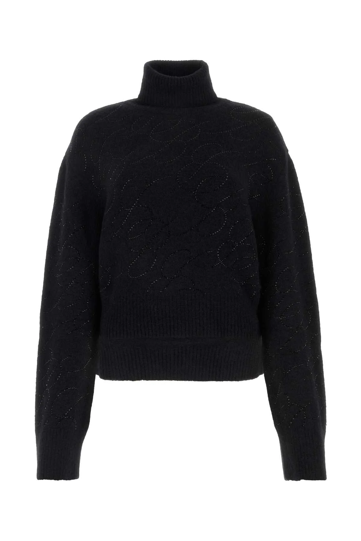 Blumarine Women Black Alpaca Blend Sweater - 1