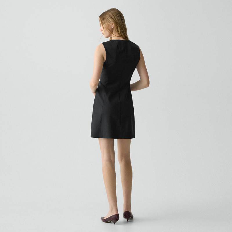 Theory Wrap Blazer Dress in Stretch Wool outlook