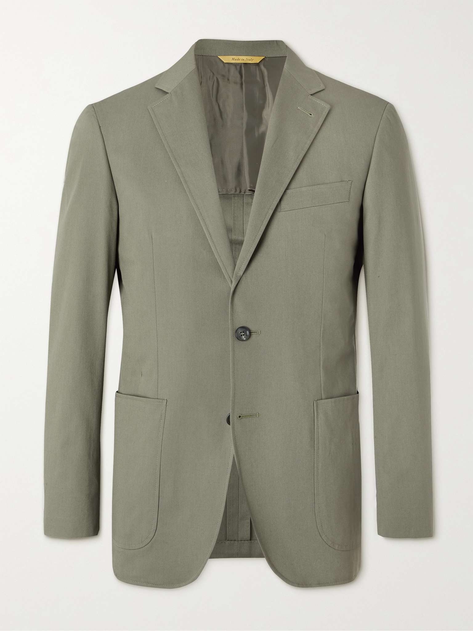 Kei Slim-Fit Stretch-Cotton Twill Suit Jacket - 1