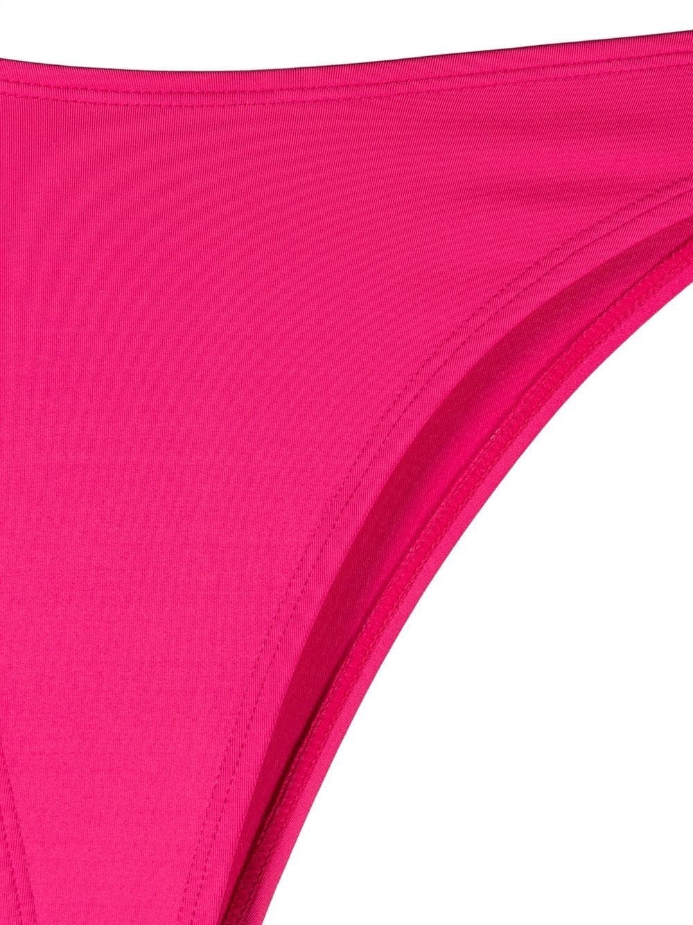 logo-charm bikini bottoms - 3