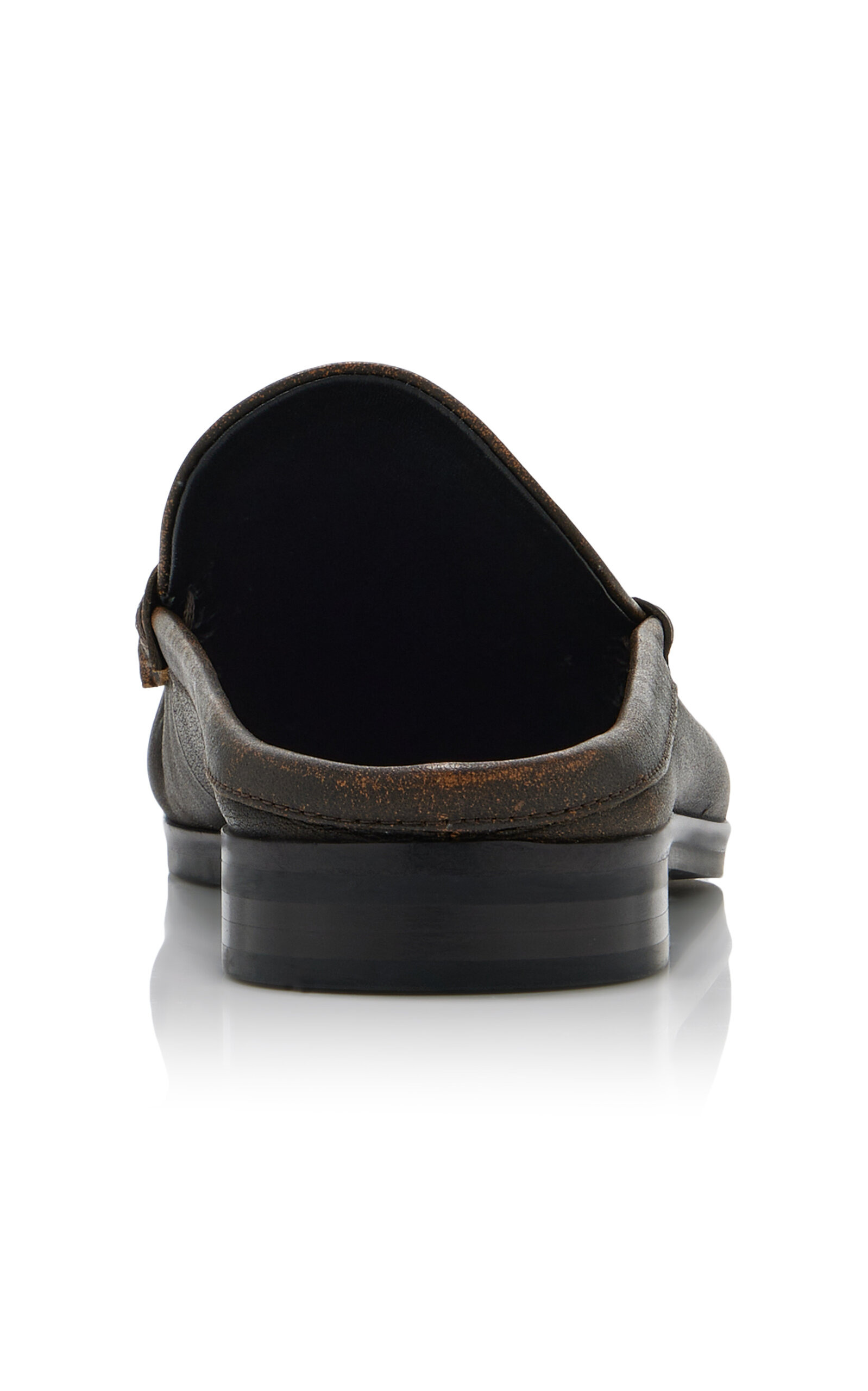 Dean Leather Loafer Mules brown - 5