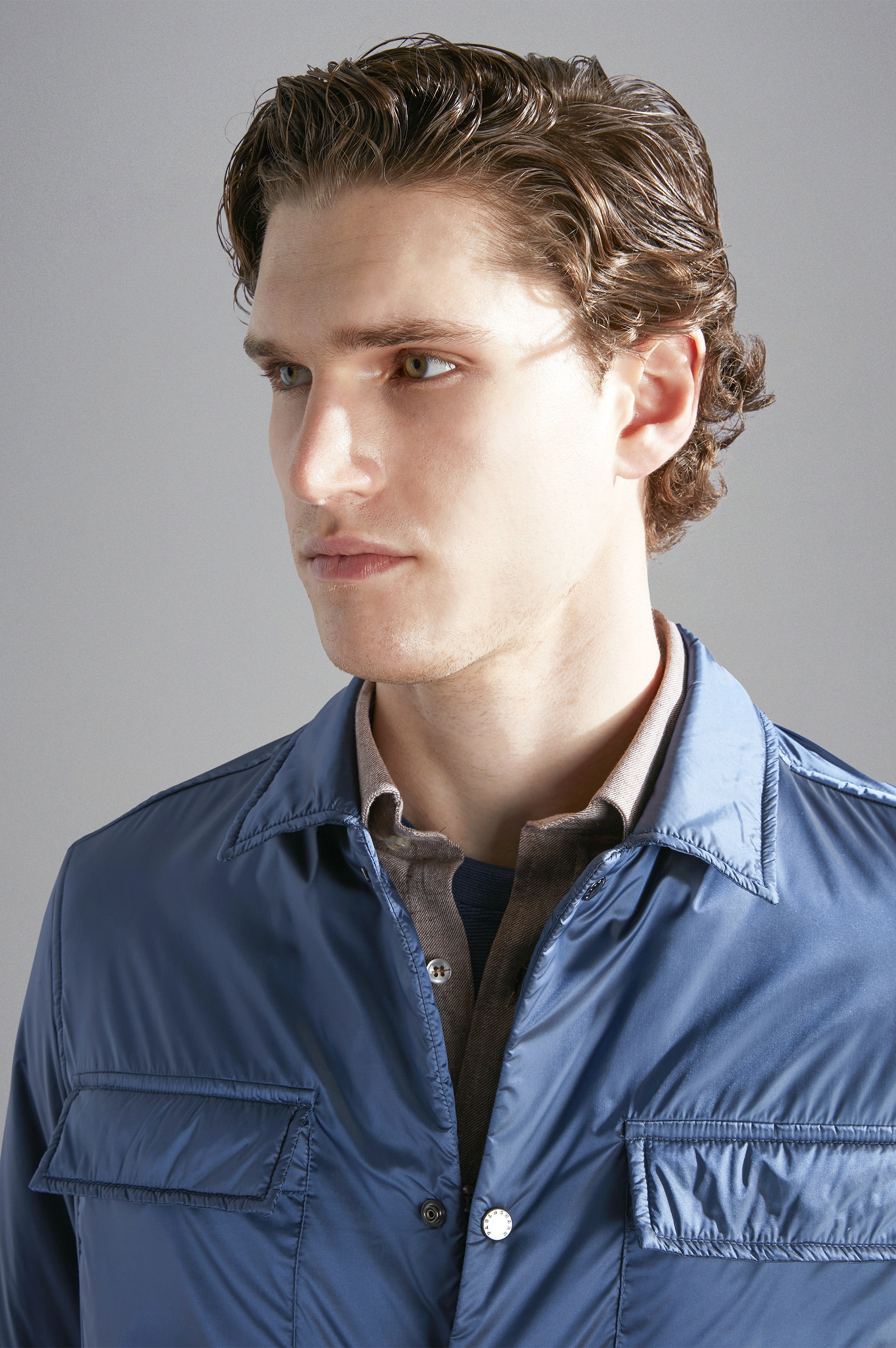 IRIDESCENT NYLON SHACKET - 4