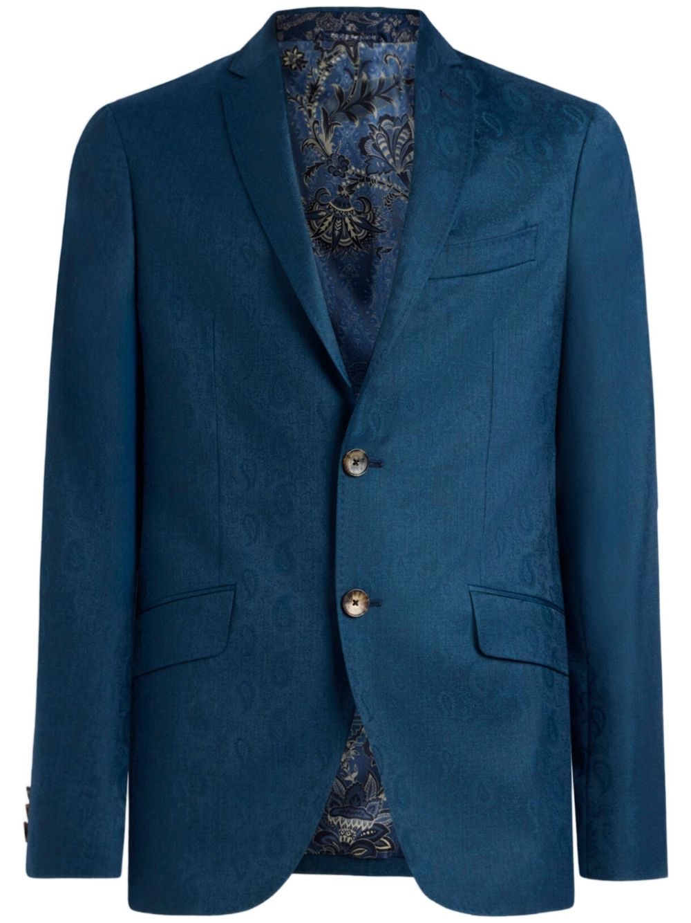 paisley-print blazer - 1