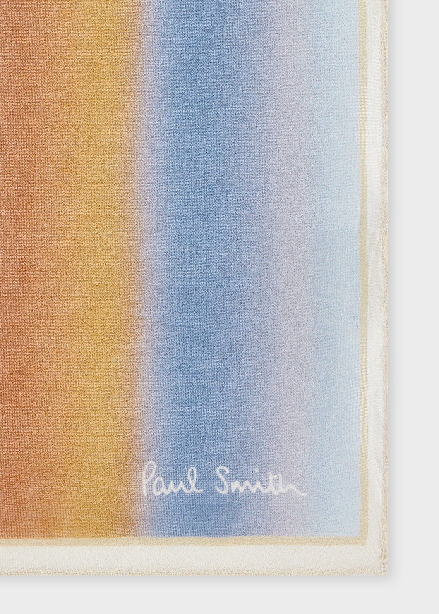 Cotton Multicolour Stripe Pocket Square - 2