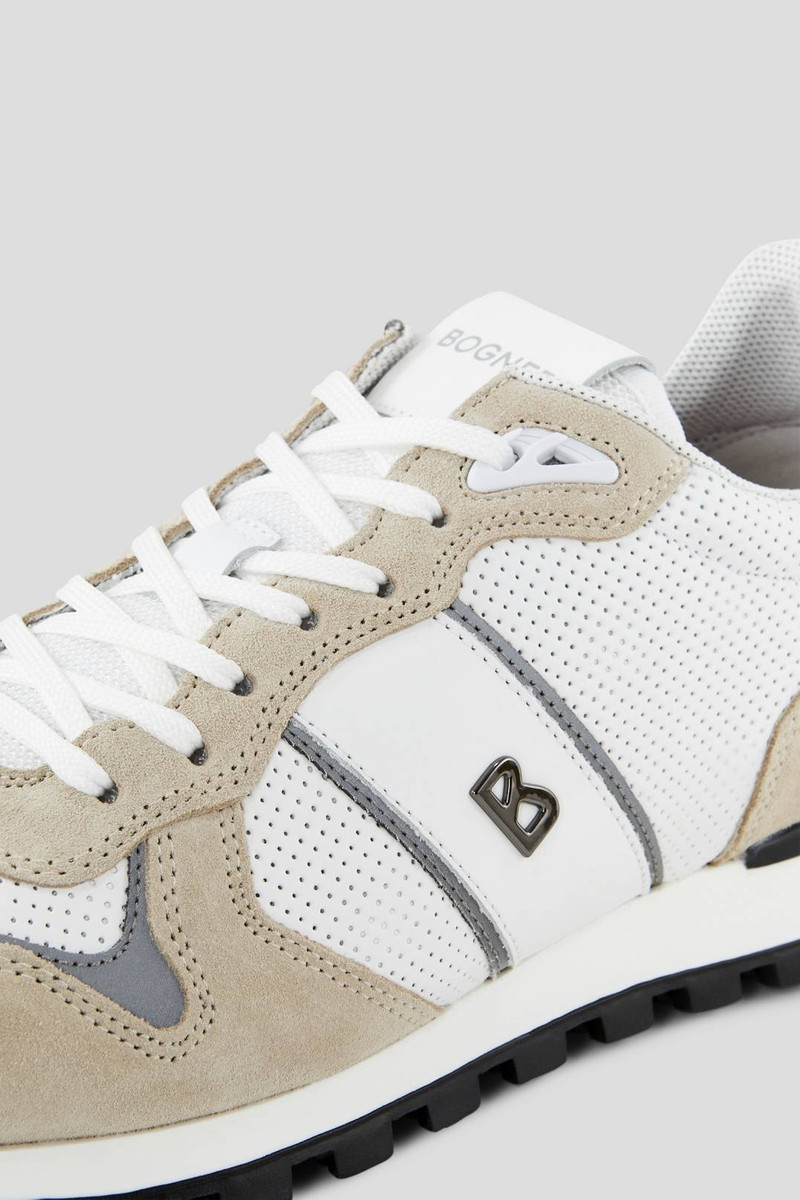 PORTO SNEAKER IN BEIGE/WHITE 4