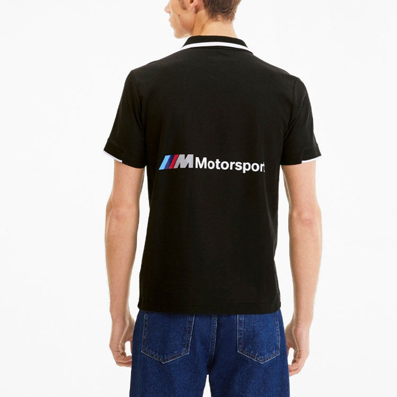 PUMA x BMW Motorsport Polo Shirt 'Black White' 596101-01 5