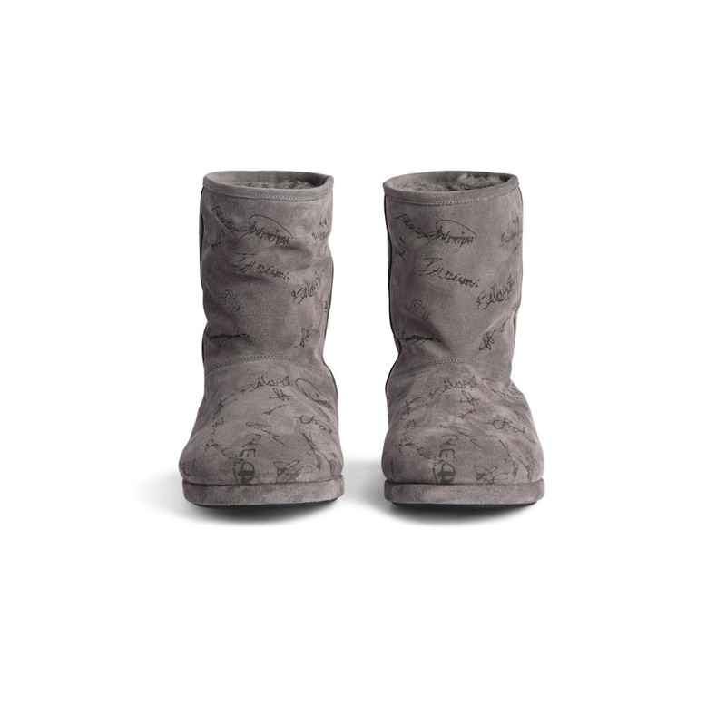 Men's Alaska Soft Bootie in Grey 3