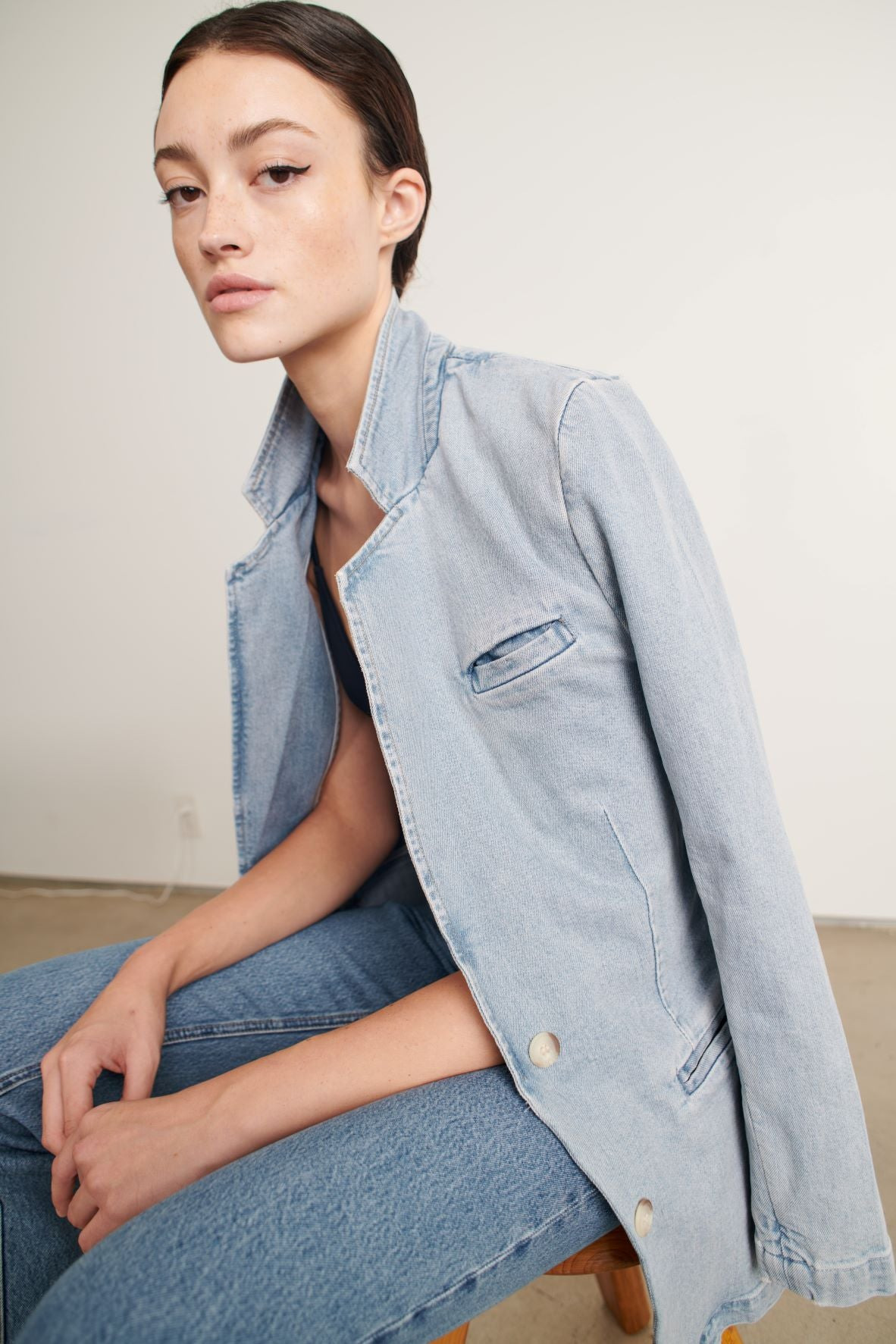 DIANA DENIM BLAZER - 5