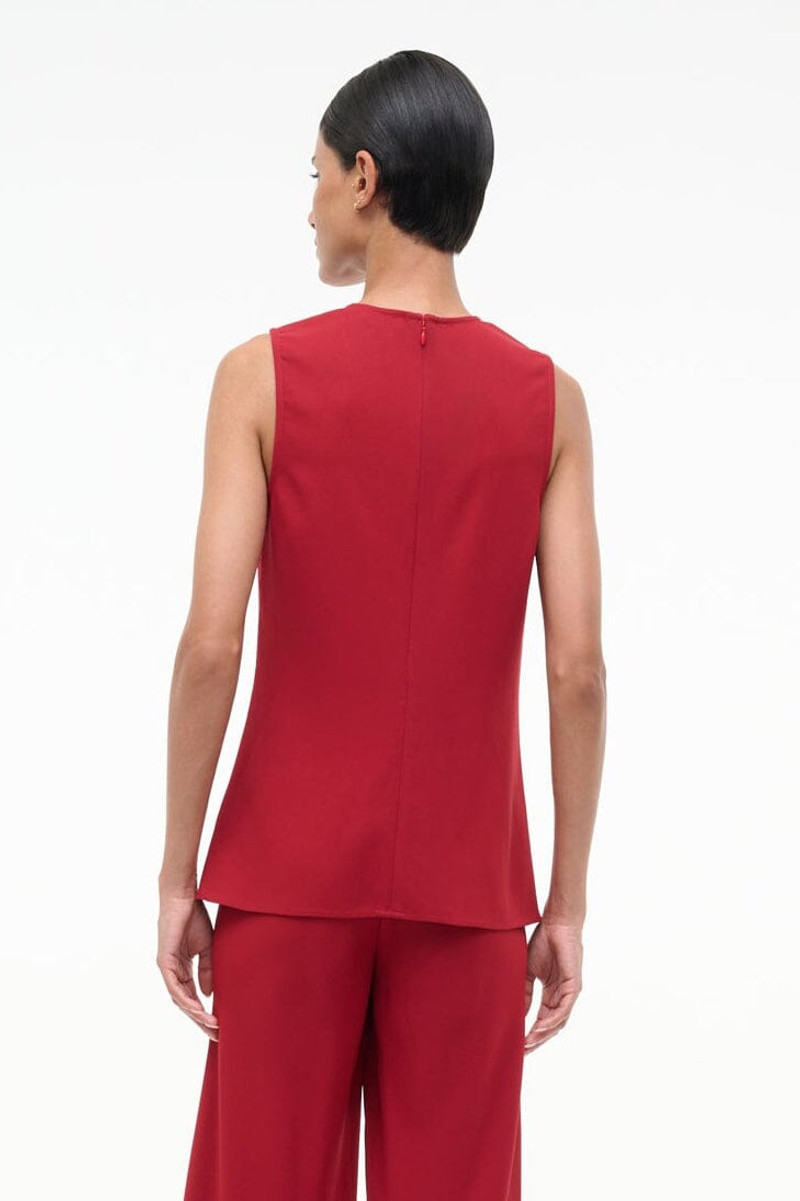 STAUD BRONTE TOP POMEGRANATE 3