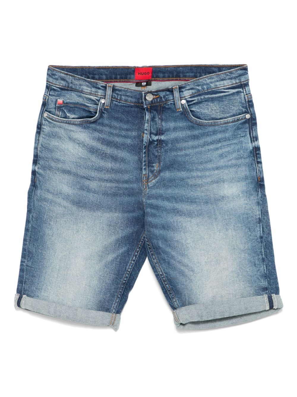 denim shorts - 1