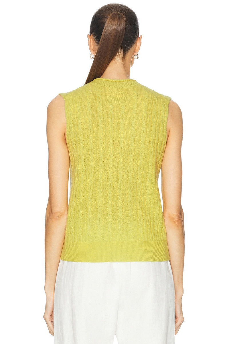 Cashmere Cable Vest 3