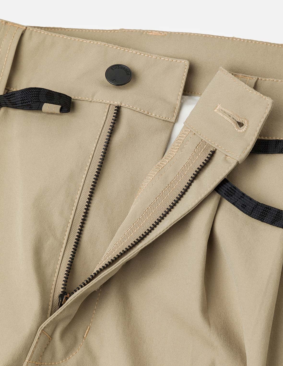 Logo Embroidery Relax Fit Chino Pants - 9