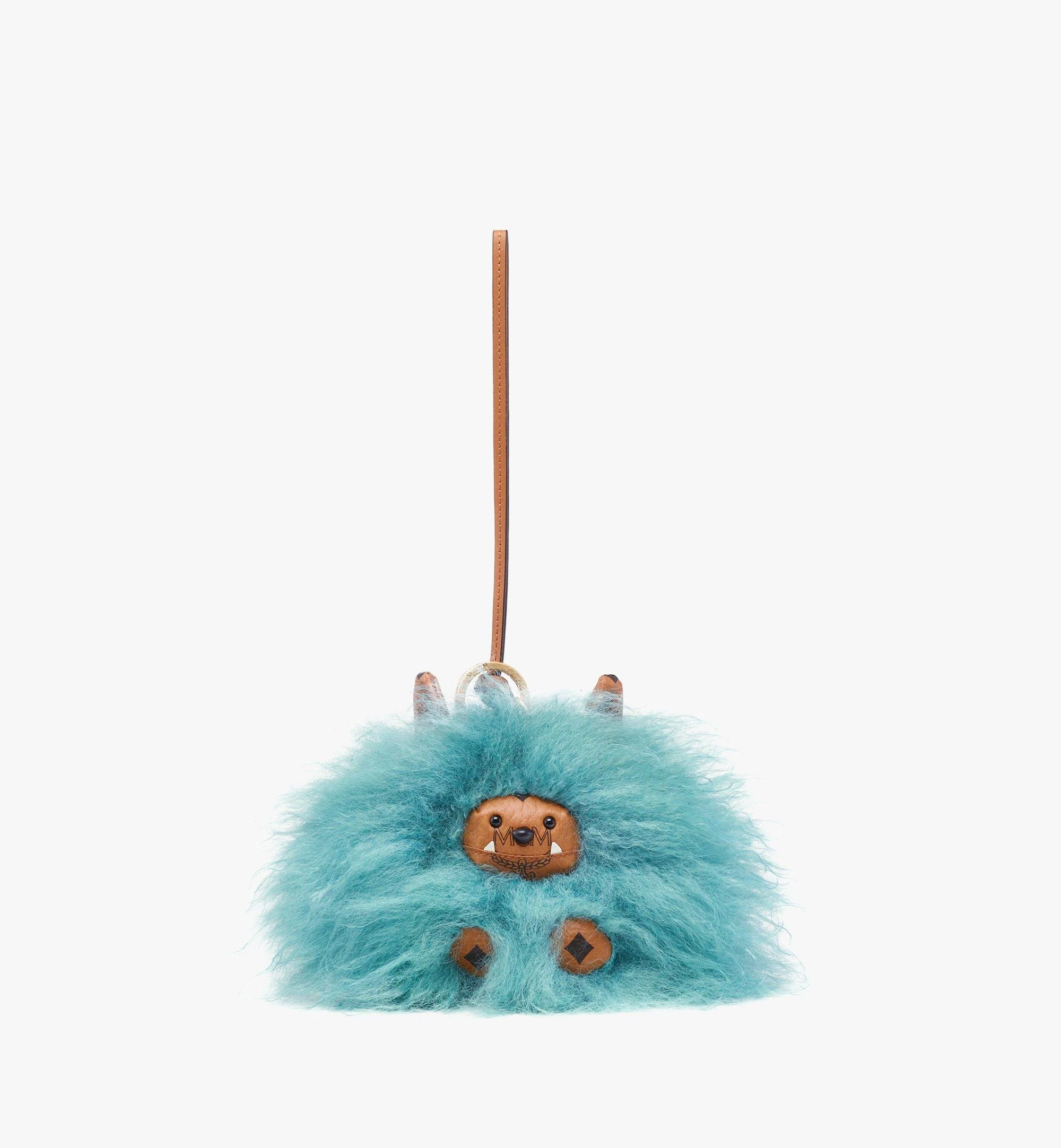 Aren Mars Dog Charm in Faux Fur and Visetos - 1