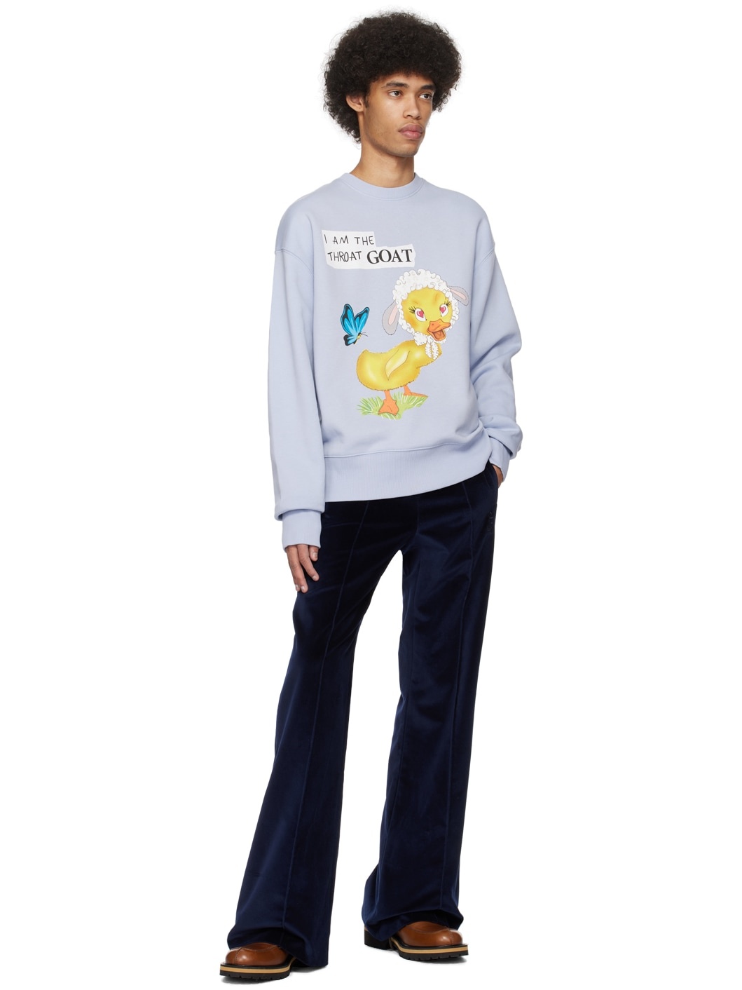 Blue Goat Sweatshirt - 4