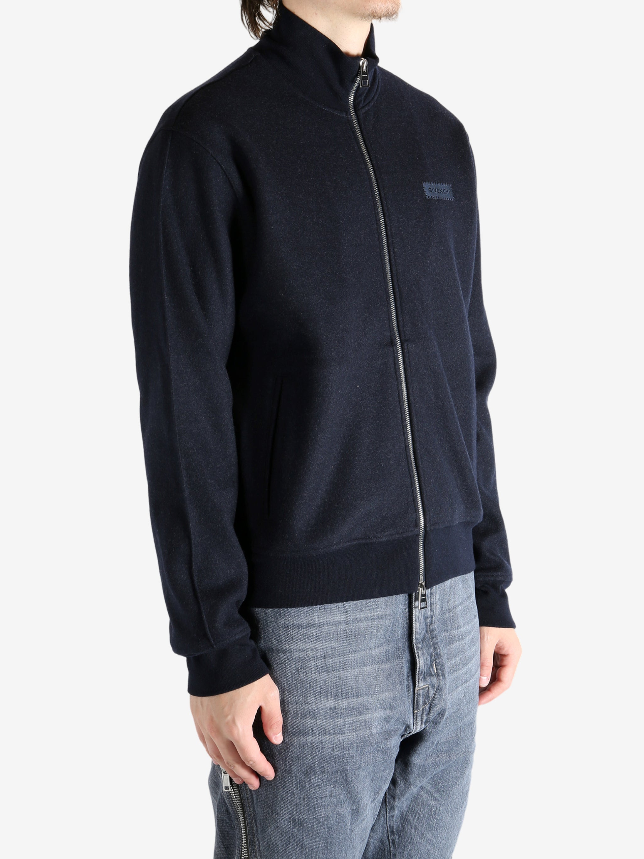 GIVENCHY - Men Pintuck Zippered Cardigan - 2