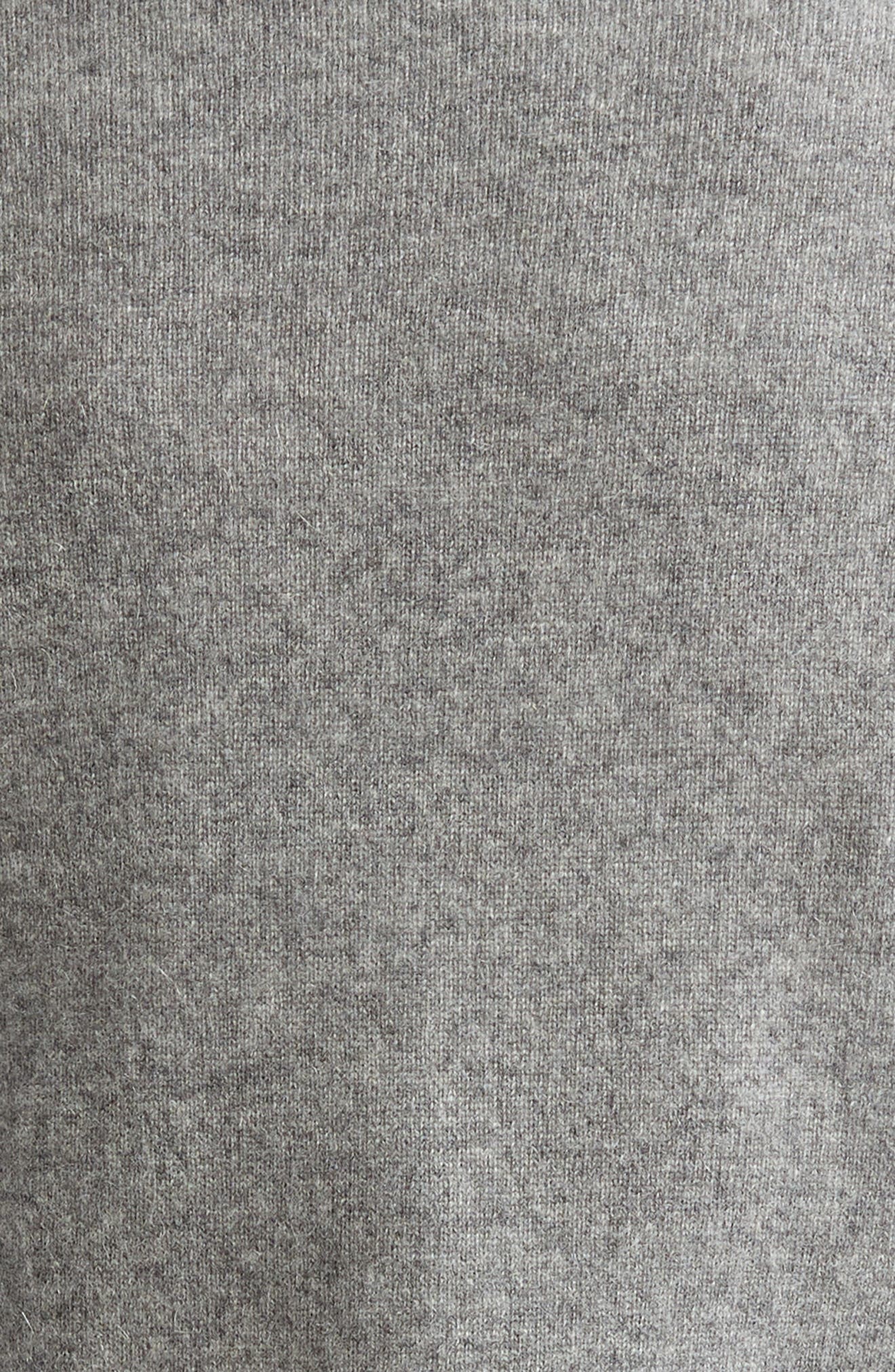 TOTEME Cashmere Crewneck Sweater in Grey Melange at Nordstrom - 6