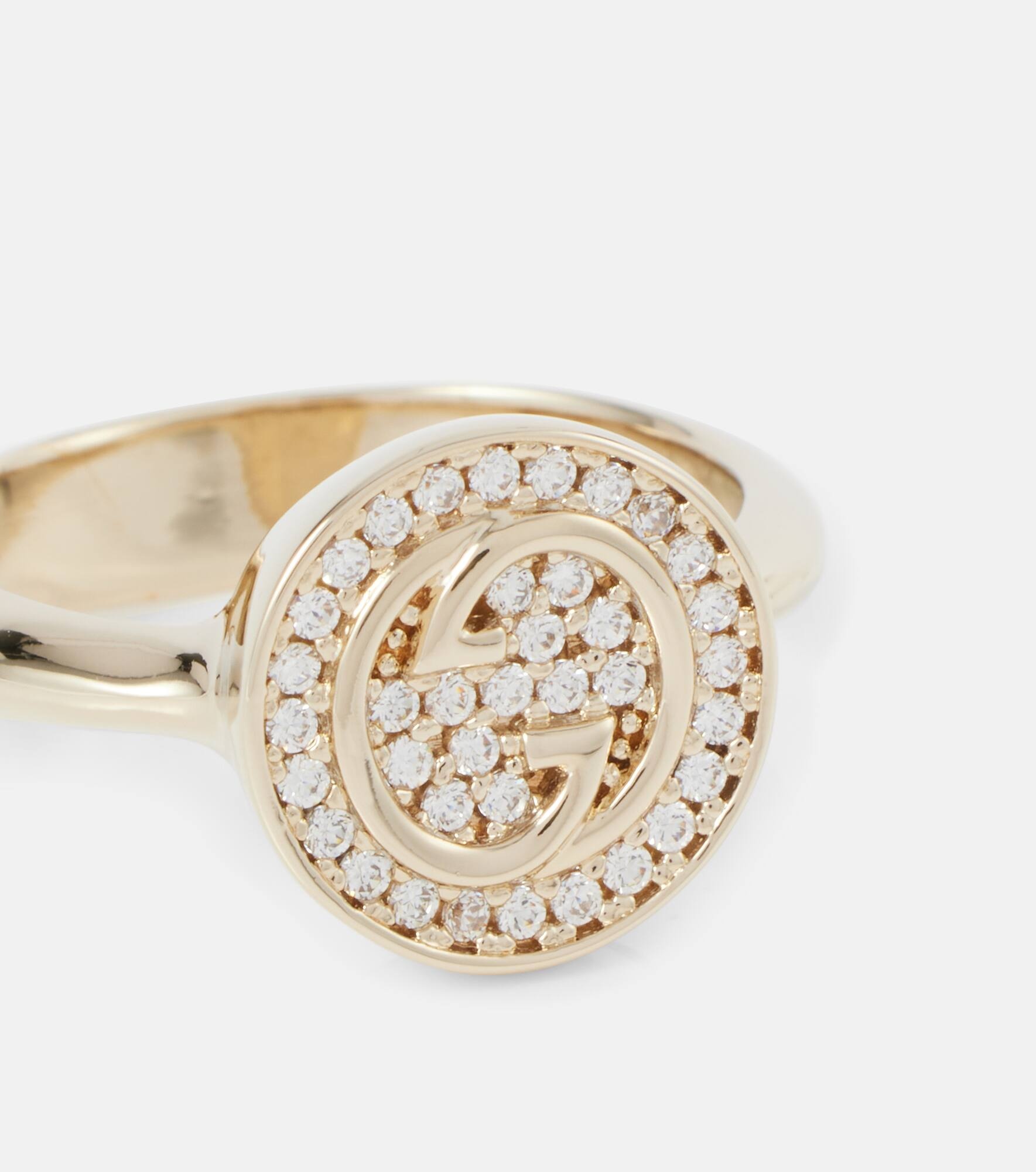 Gucci Blondie crystal-embellished ring - 3