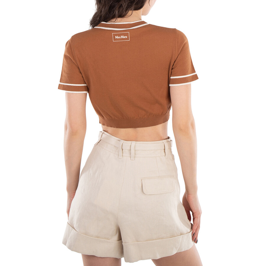 Max Mara USCIO  Cotton Blend T-Shirt - 3