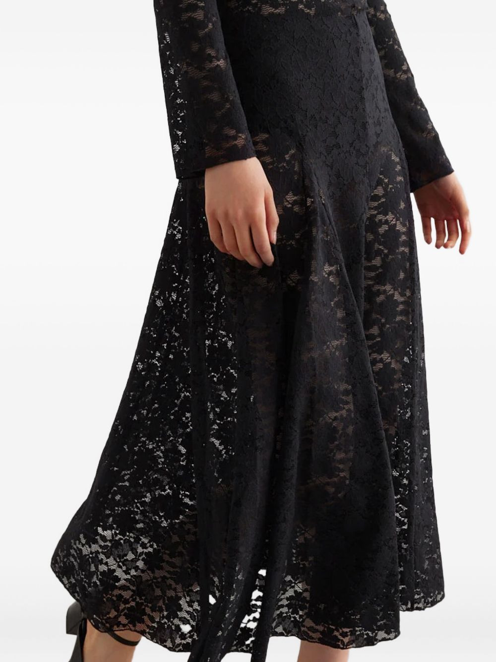 Tess lace midi dress - 3