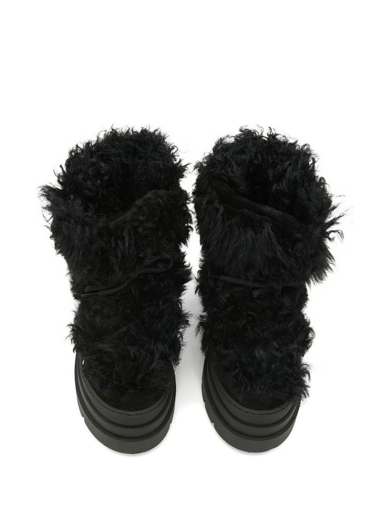 shearling platform boots 4