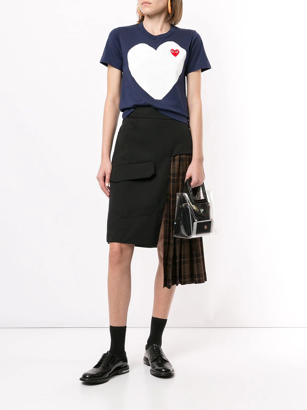 logo-patch printed T-shirt - 2