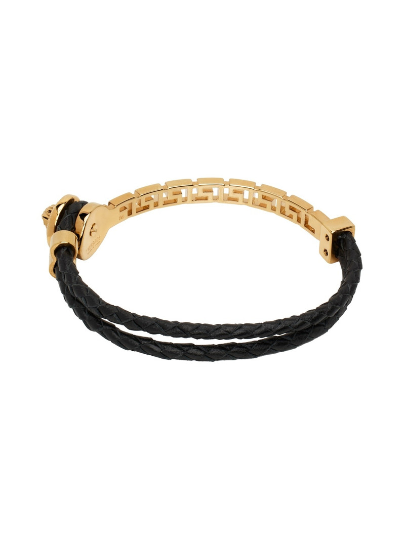VERSACE Black Greca Bracelet outlook