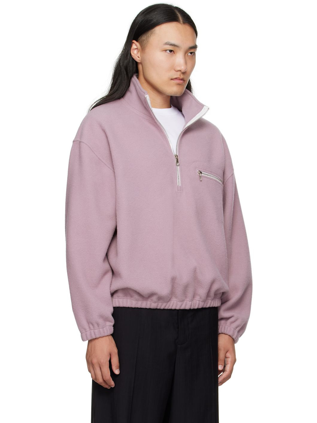 Pink Fleece Sweater - 2