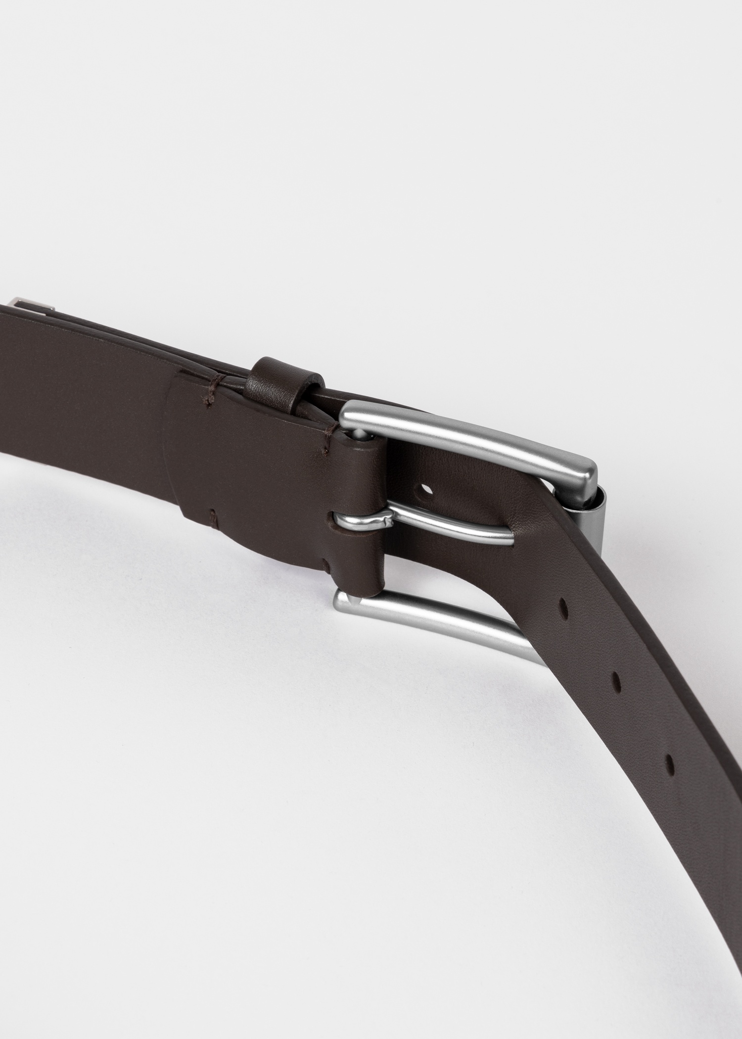 Brown 'PS' Embossed Belt - 3