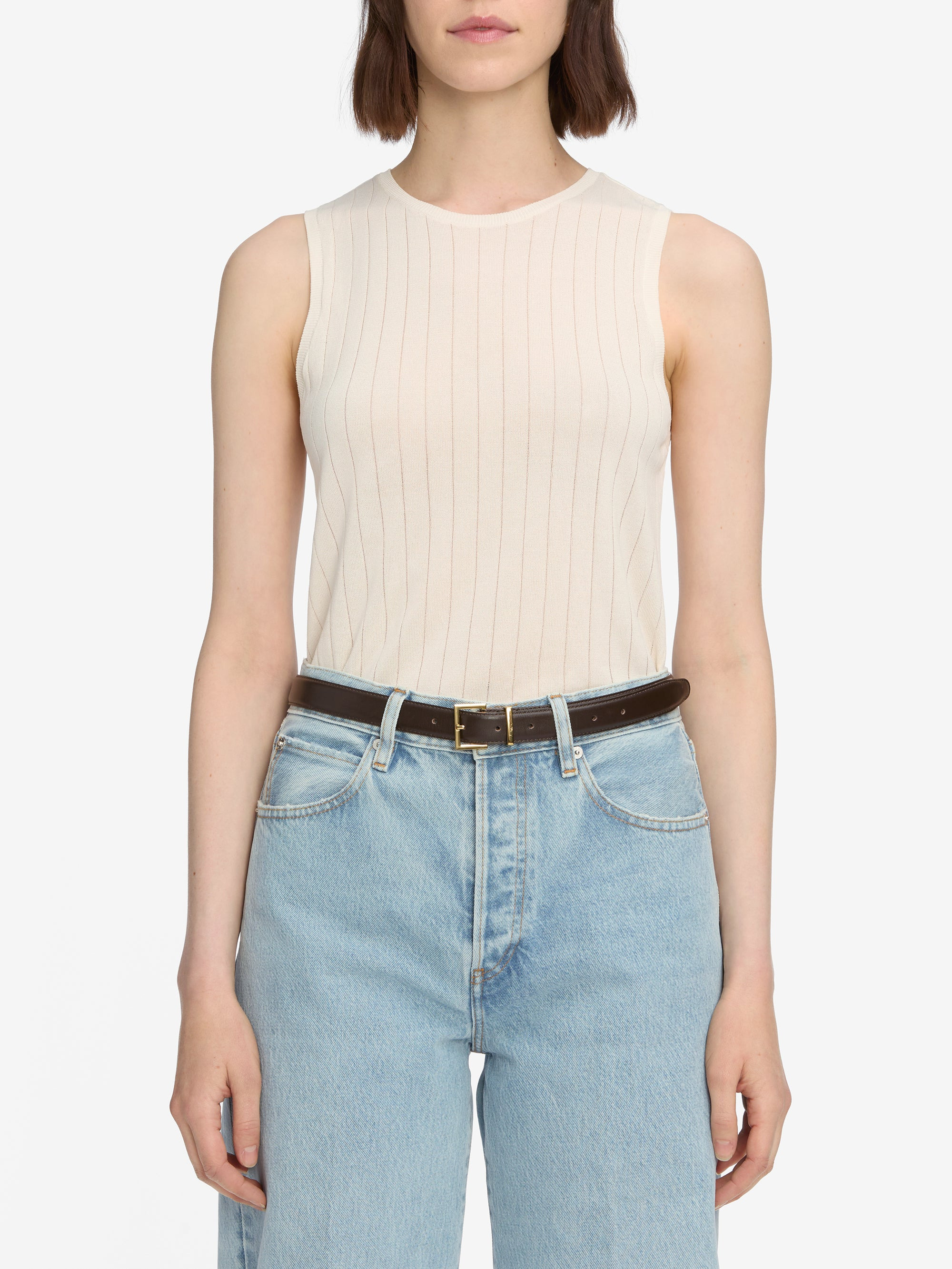 The Ladder Tank in Cream - 3