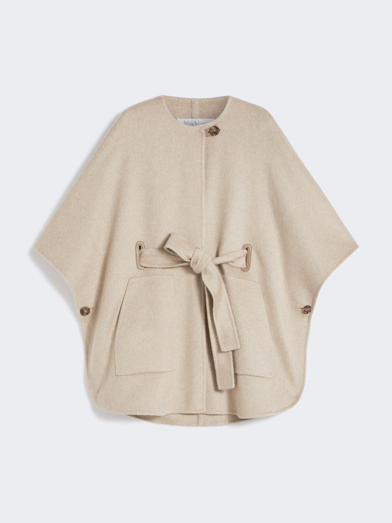 RING Cashmere cape with belt 1