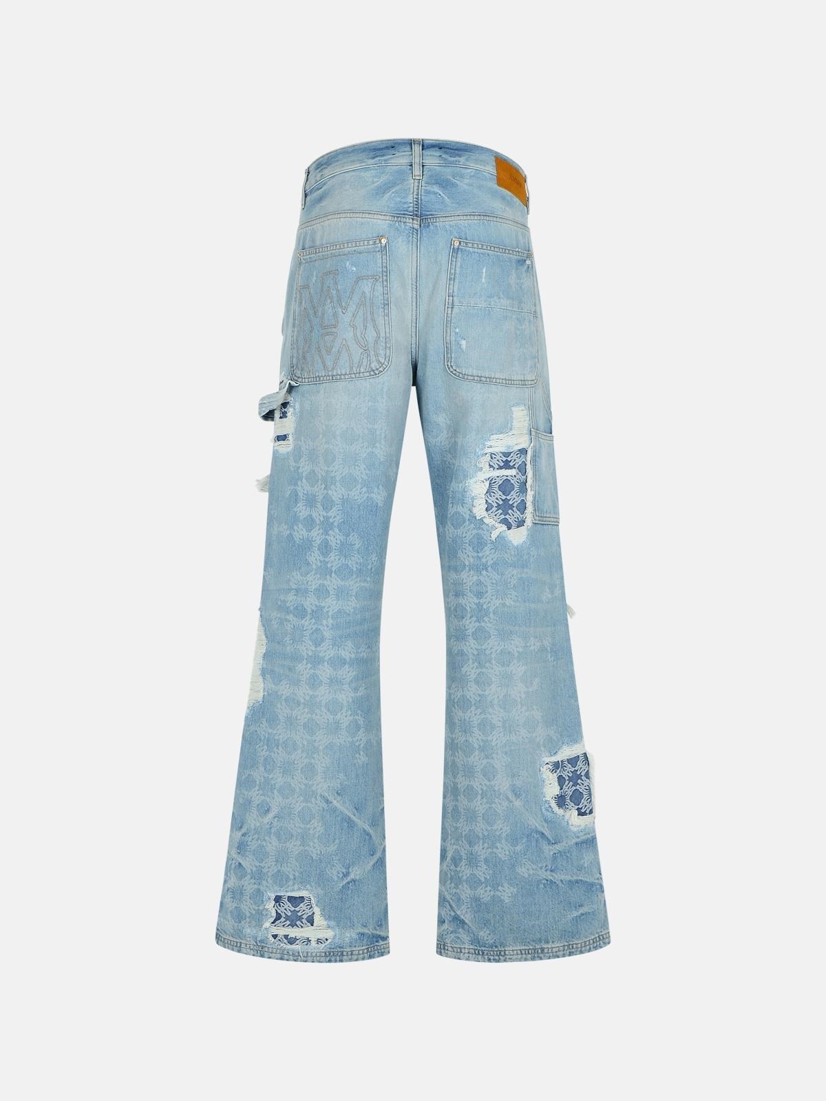 'CARPENTER' LIGHT BLUE COTTON JEANS - 3