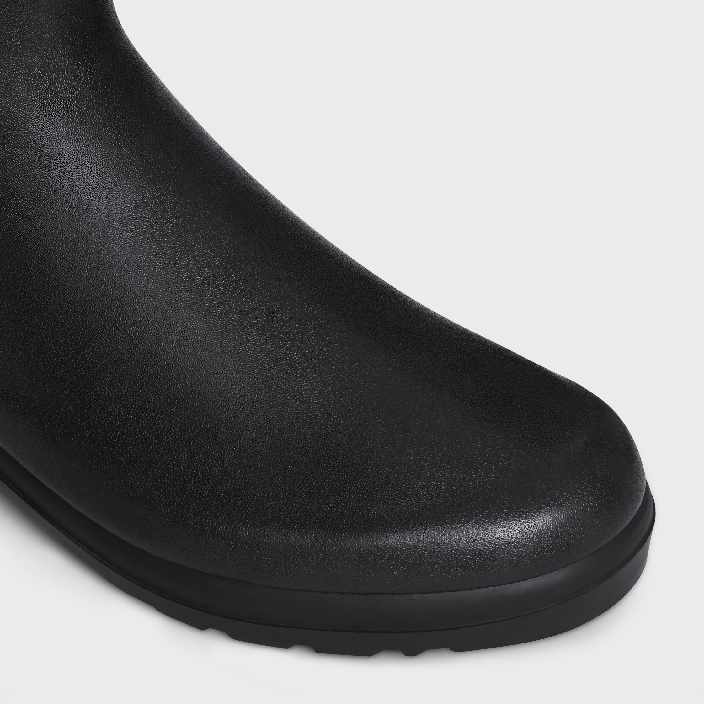 MID CELINE RAIN BOOTS in Natural Rubber - 4
