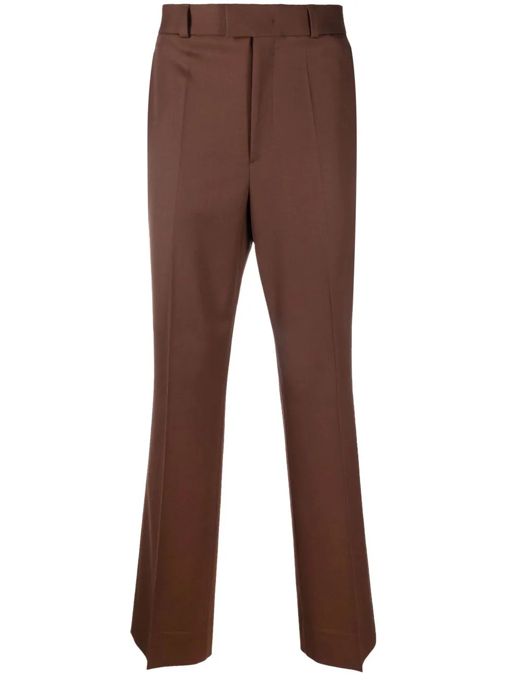 high-waisted tailored trousers - 1