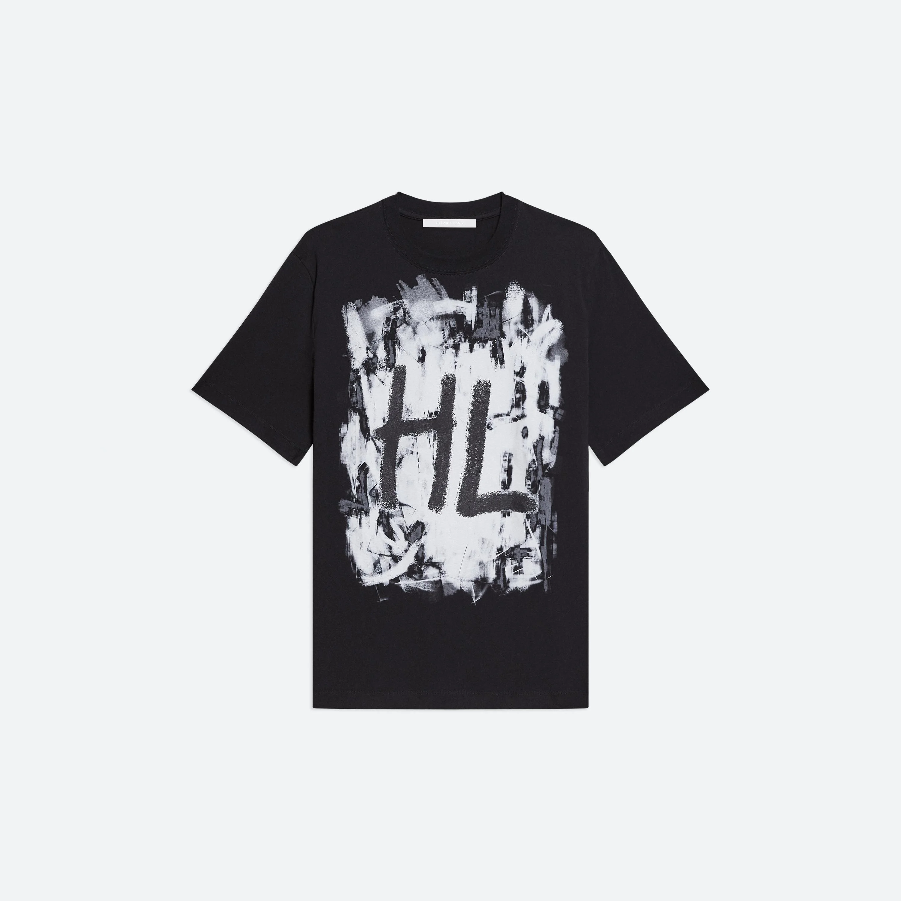 BLACK SCRIBBLE TEE - 1