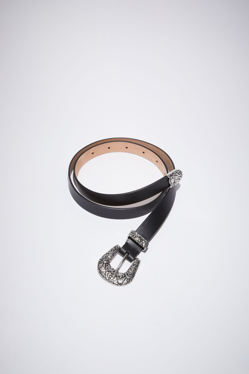 Baroque buckle belt - Black 1